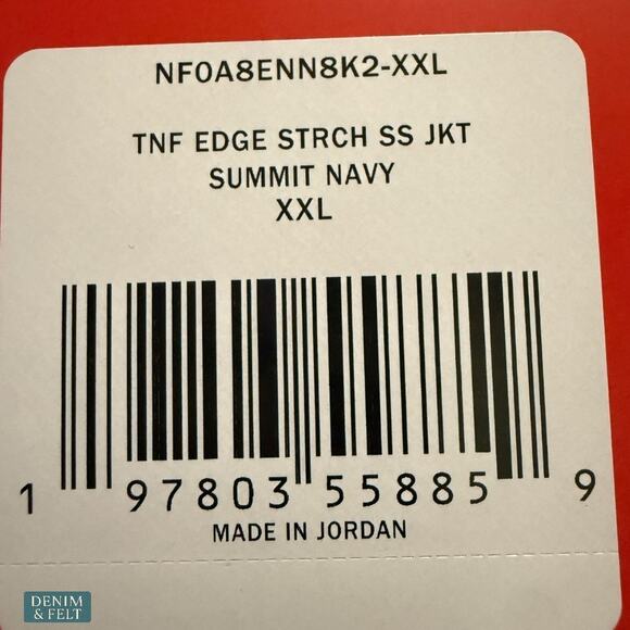 NEW The North Face Edge Stretch Soft Shell Jacket WindWall Summit Navy XXL - Picture 9 of 14